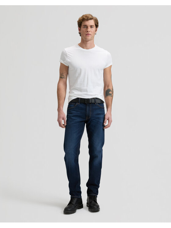 Lee Lee Jeansy 112339470 Granatowy Regular Fit