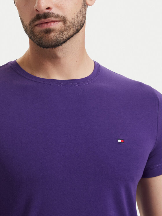 Tommy Hilfiger Tommy Hilfiger T-Shirt MW0MW10800 Violett Slim Fit