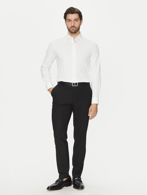 Michael Kors Michael Kors Koszula MD0MD91392 Biały Slim Fit