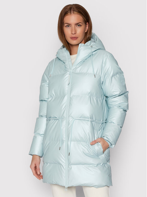 Rains Rains Kurtka zimowa Unisex 1537 Niebieski Regular Fit