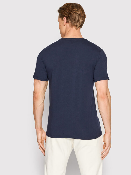T-shirt U2RM00 KB1I1 Blu scuro Slim Fit