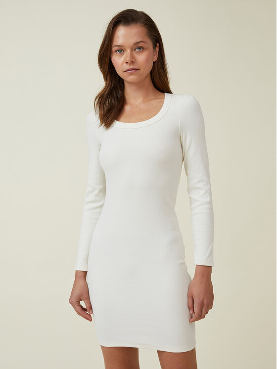 White dress cotton on on sale