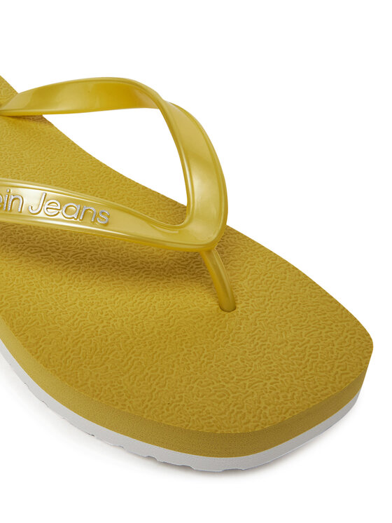 Calvin Klein Jeans Calvin Klein Jeans Flip-flops Thong+ Tpu Metallic YW0YW01720 Sárga