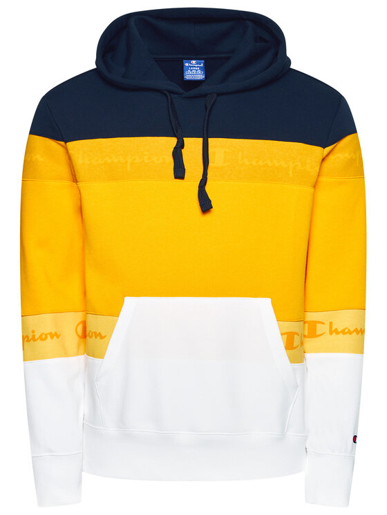 Champion Champion Felpa Ombre Stripe 215946 Giallo Regular Fit