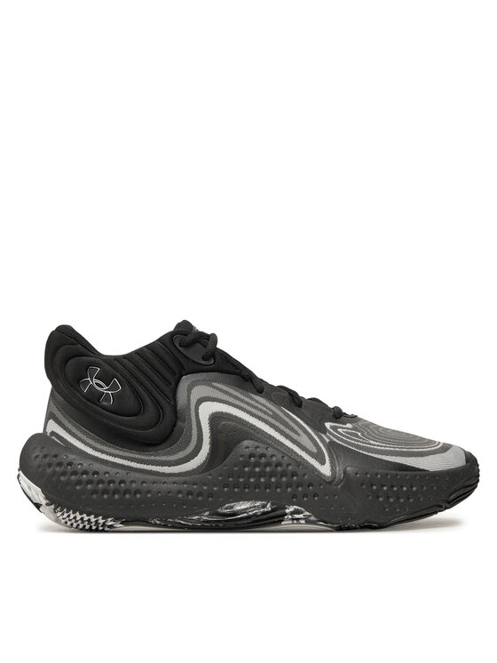Încălțăminte pentru baschet Under Armour Ua Spawn 6 Mid 3027647-001 Negru