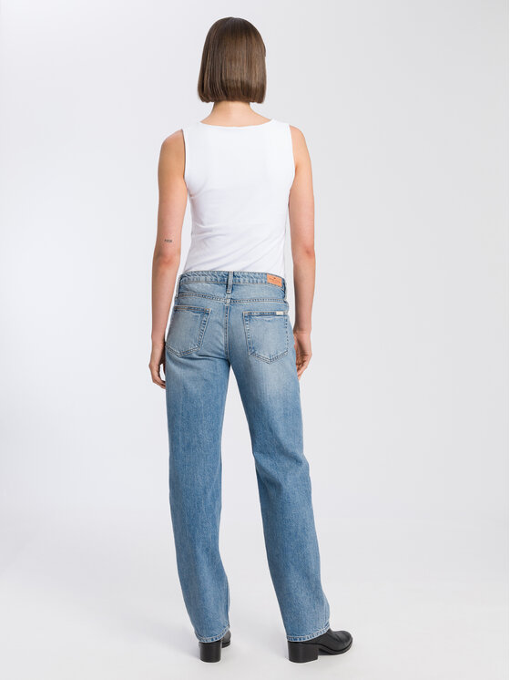 Cross Jeans Cross Jeans Jeansy H 460-005 Niebieski Straight Leg