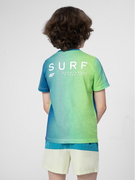 4F 4F T-shirt 4FJSS23TTSHM282 Multicolore Regular Fit