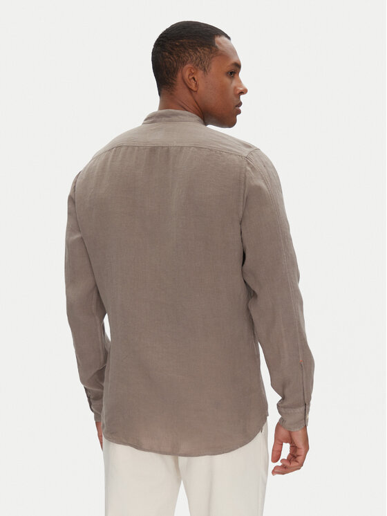 BOSS BOSS Koszula 50537369 Beżowy Regular Fit