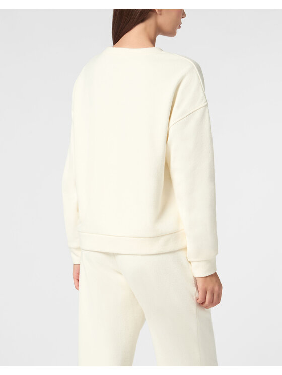 Plein Sport Plein Sport Longsleeve 22959 Bianco Regular Fit