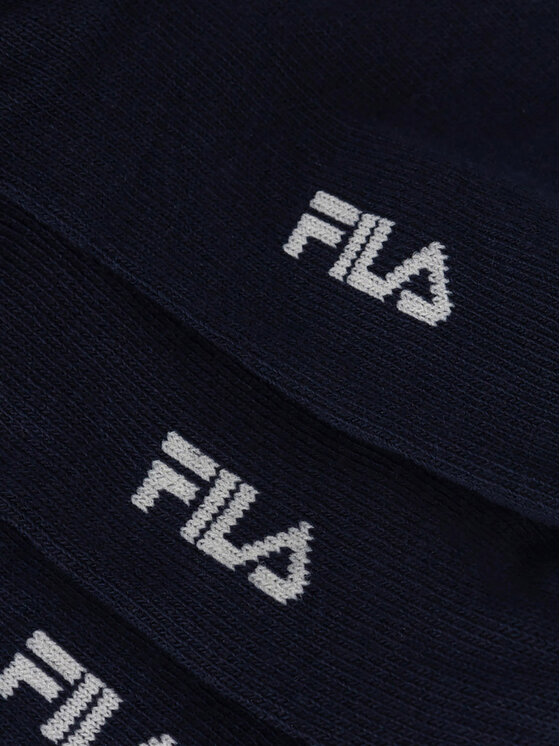 Fila Fila Skarpety długie F8080-AW24 (3-pack) Granatowy