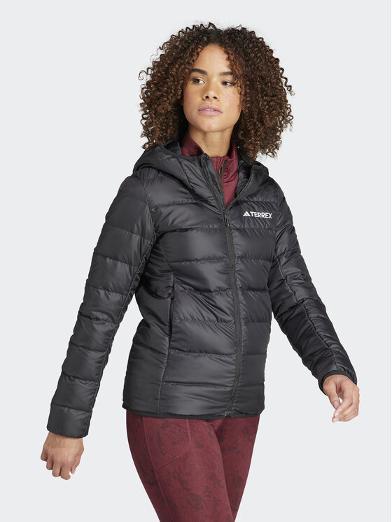 adidas adidas Pehelykabát Terrex Multi Light Down IP6034 Fekete Slim Fit