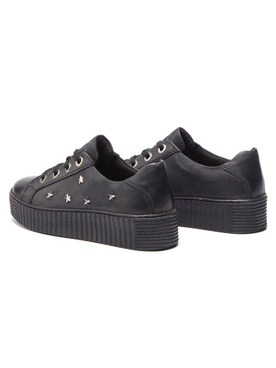 Sergio Bardi X Lasocki Sergio Bardi Sneakersy Bianzone FW127357318CC Černá