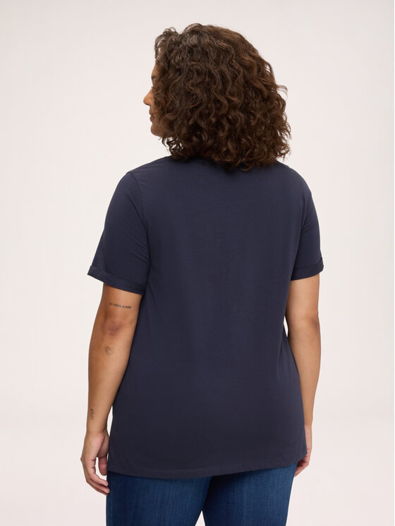Fiorella Rubino Fiorella Rubino T-Shirt G0EPL009366N034 Niebieski Regular Fit