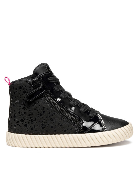 Geox Geox Sneakersy J Mirroless J46MNA 0AU02 C9999 M Černá