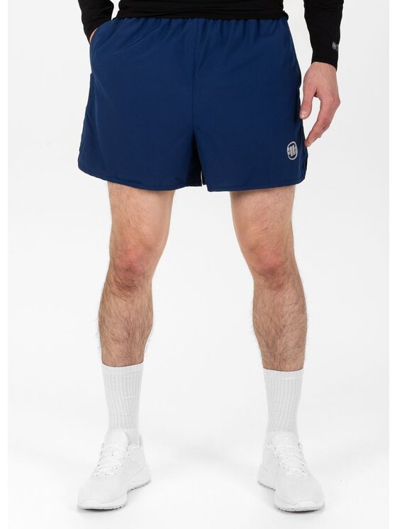 PITBULL PITBULL Szorty sportowe Small Logo II Granatowy Regular Fit