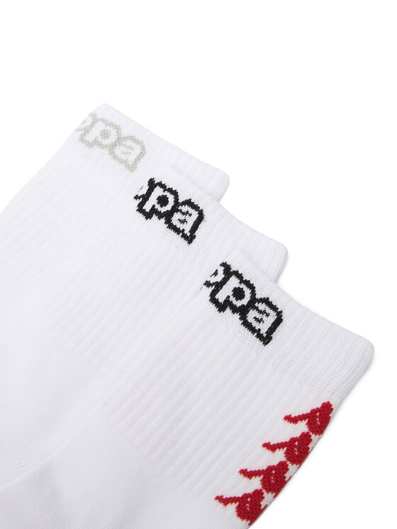 Kappa Kappa Garās zeķes CEO_KR_KAPPA_DZ004_W_AW25 Balts