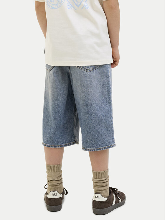 Jack & Jones Junior Jack & Jones Junior Džínové šortky Ron 12272044 Modrá Baggy Fit