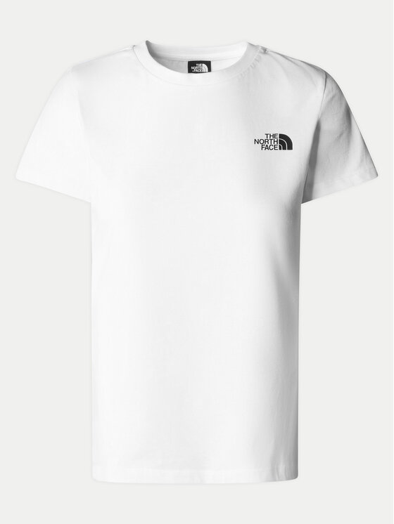 The North Face The North Face T-shirt Redbox NF0A87NM Bijela Regular Fit