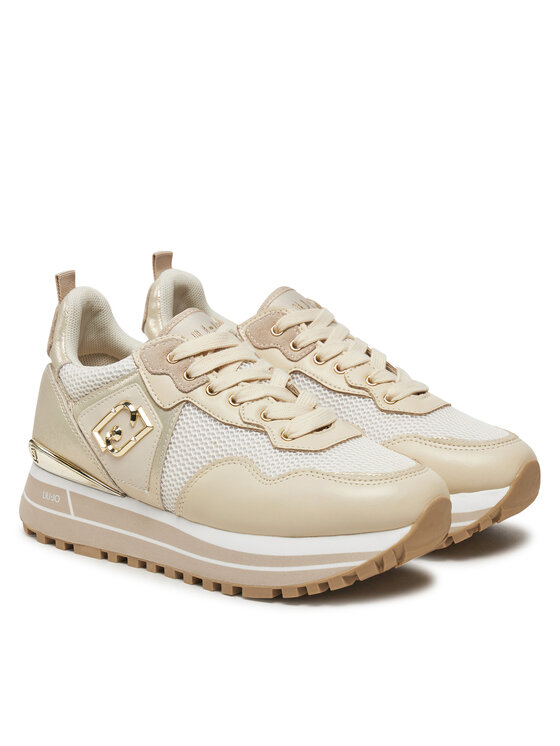 Liu Jo Liu Jo Sneakersy Maxi Wonder BA5013 PX602 Écru