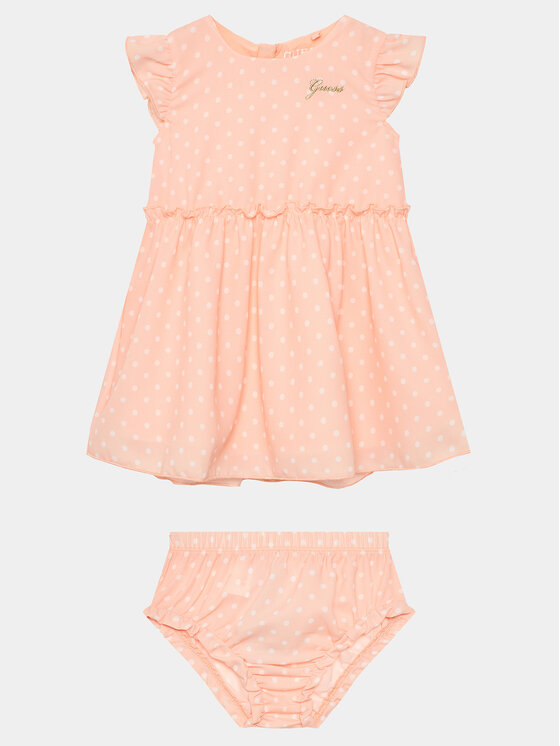 Guess Rochie de zi A4GK00 WG5U0 Portocaliu Regular Fit