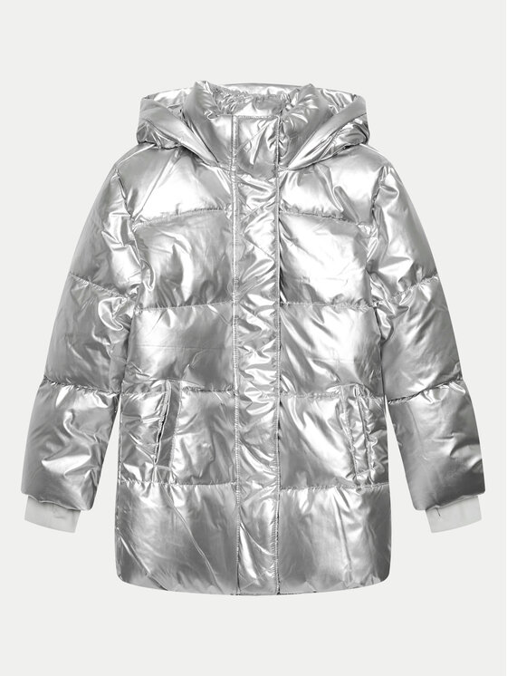 Gap Gap Zimska jakna 786732-03 Srebrna Regular Fit