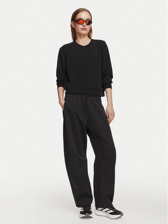 adidas adidas Παντελόνι φόρμας Z.N.E. Open Hem KF6374 Μαύρο Loose Fit
