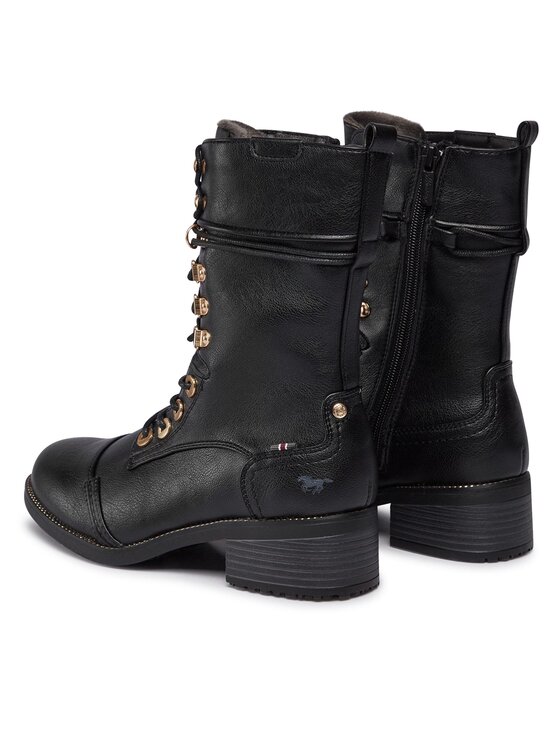 Mustang Mustang Stiefeletten 1402501 Schwarz
