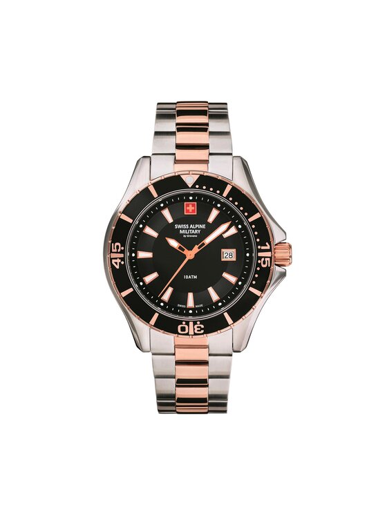 Swiss Alpine Military Swiss Alpine Military Laikrodis Diver 7040.1157 Sidabrinė