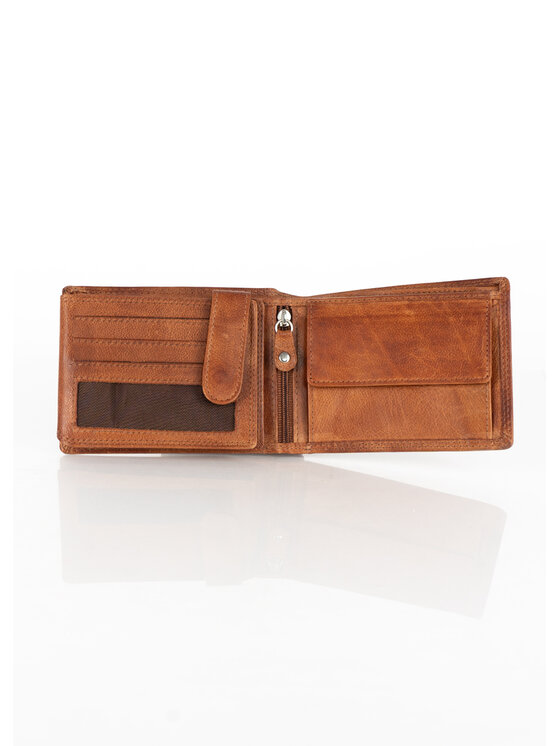 Mustang Mustang Portafoglio da uomo DENIMO HIGH WALLET Marrone
