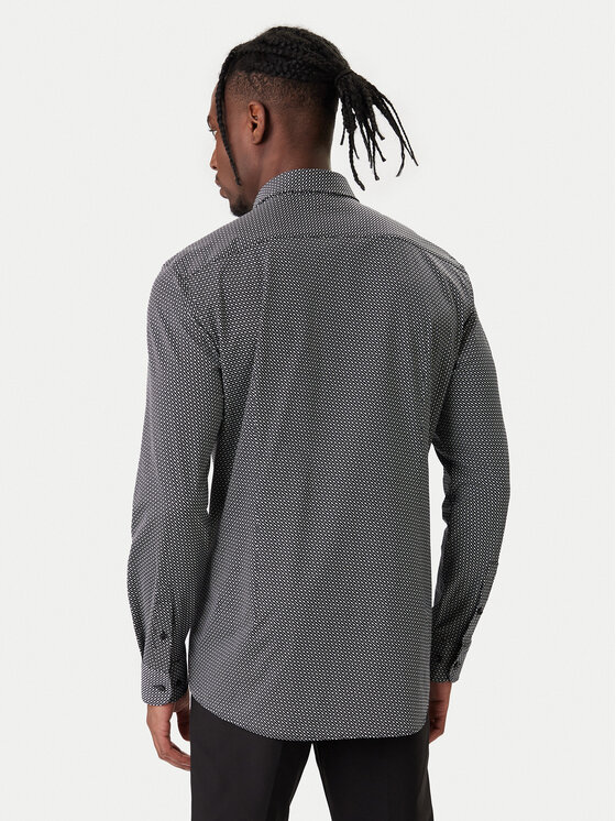 BOSS BOSS Ing P-Hank 50556102 Fekete Slim Fit