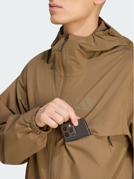 adidas adidas Kurtka outdoor 159930 Brązowy Regular Fit