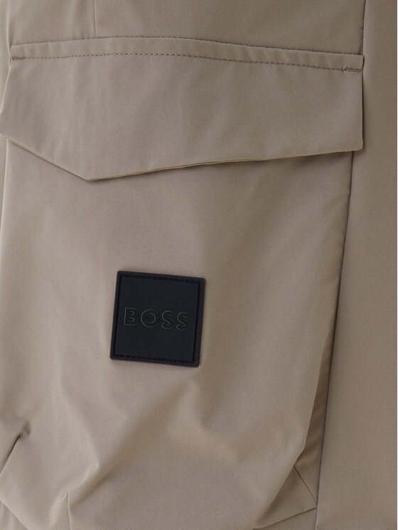 BOSS BOSS Kalhoty z materiálu T_Urbanex-Cargolight 50508339 Zelená Tapered Fit