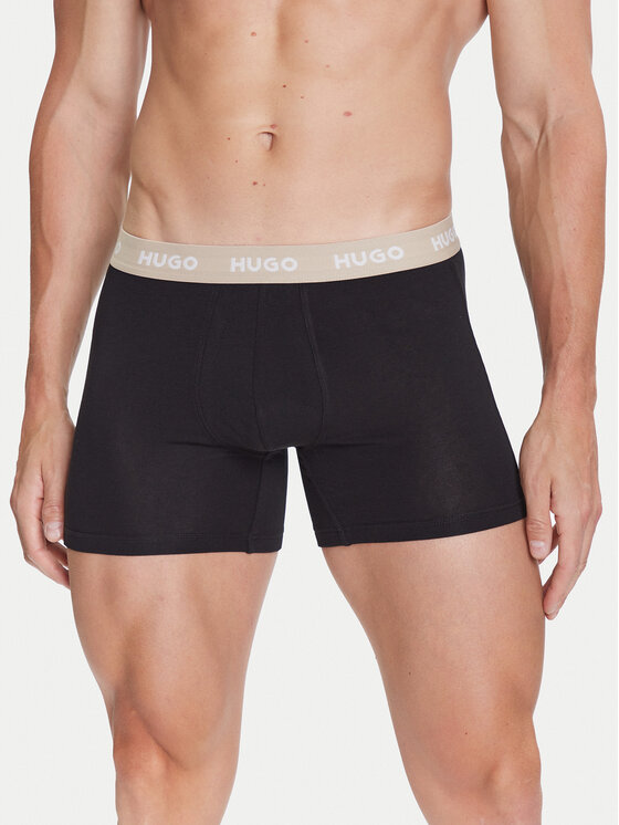HUGO HUGO Set di 3 boxer 50532613 Nero