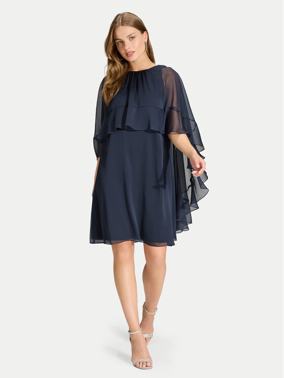 Swing Swing Koktel haljina 5AJ09800 Tamnoplava Regular Fit