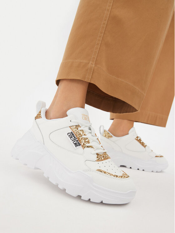 Versace Jeans Couture Versace Jeans Couture Laisvalaikio batai Speedtrack 77VA3SC2 Balta