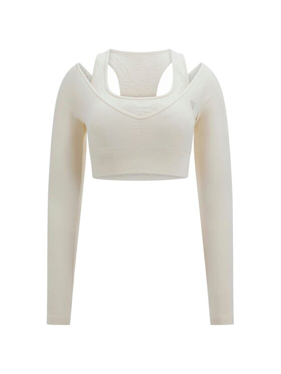 Guess Guess Top 178483 Biały Classic Fit