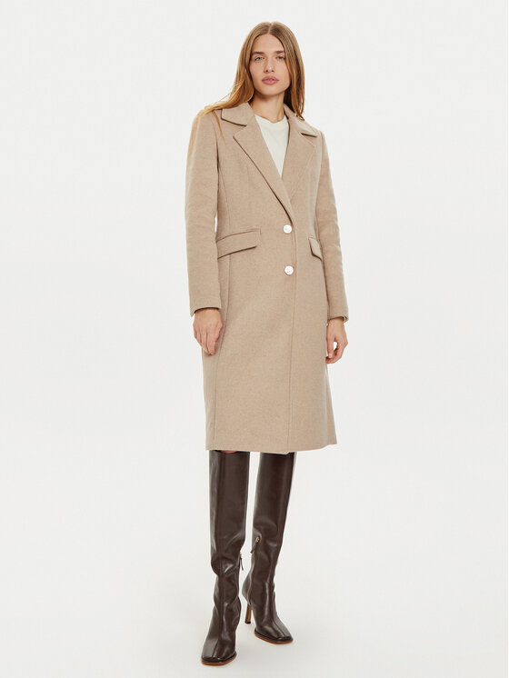 Guess Zimný kabát Nancy W4BL32 WGJG2 Béžová Regular Fit