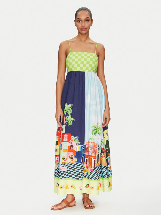 Seafolly Letné šaty Cuba 55439-DR Farebná Relaxed Fit