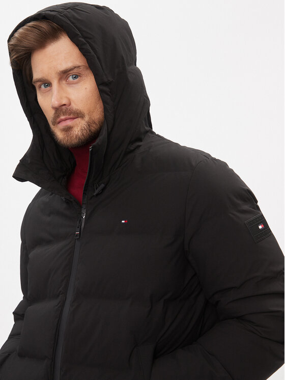 Tommy Hilfiger Tommy Hilfiger Télikabát MW0MW33958 Fekete Regular Fit