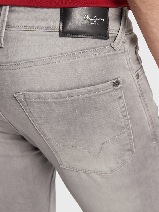 Pepe Jeans Pepe Jeans Jeansy Finsbury PM206321 Šedá Skinny Fit