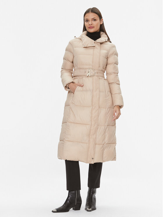 Patrizia Pepe Patrizia Pepe Μπουφάν χειμωνιάτικο 2O0121/A9M1-B778 Μπεζ Regular Fit