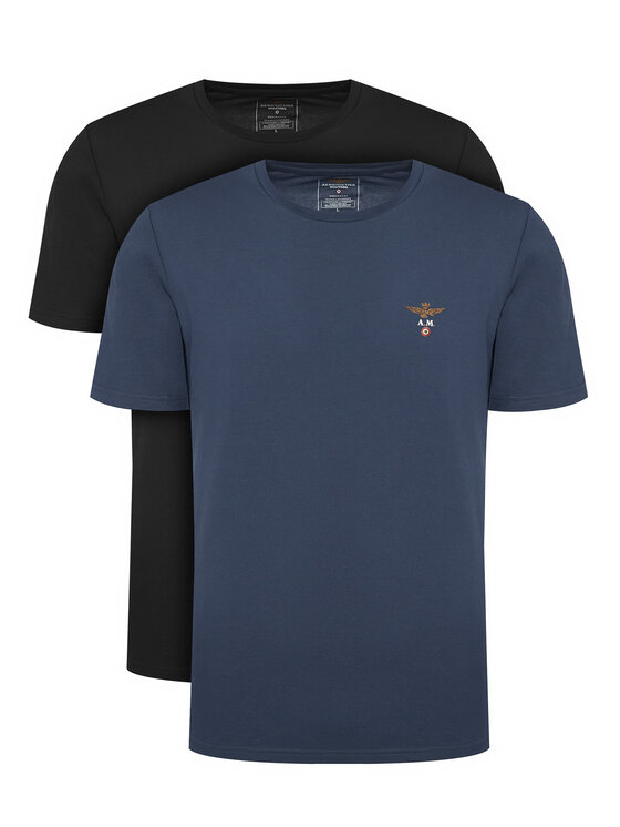 Aeronautica Militare Aeronautica Militare Póló szett AM1UTI001B Színes Regular Fit