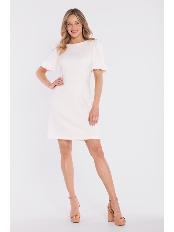 Stylove Stylove Abito da cocktail S431 Bianco A-Line Fit