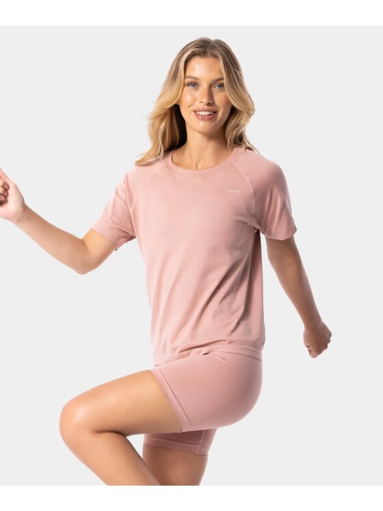 Carpatree Carpatree Koszulka techniczna Simply Top Różowy Fitted Fit