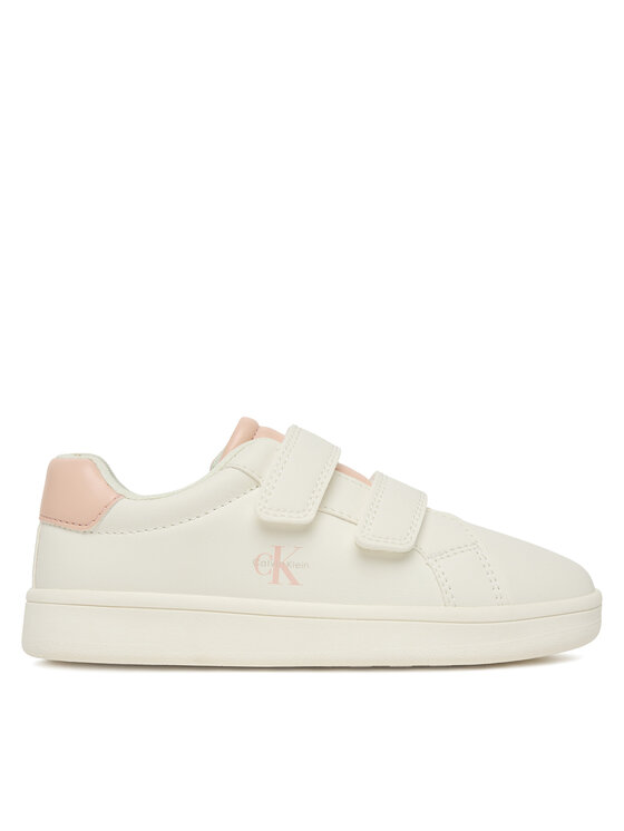 Calvin Klein Sneakersy Velcro V1A9-83206-1355A708 S Biela