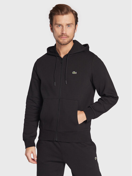 Lacoste Lacoste Majica dugih rukava SH9626 Crna Classic Fit