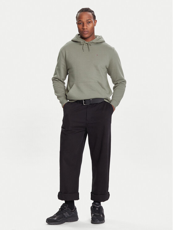 Tommy Jeans Tommy Jeans Mikina DM0DM20742 Zelená Relaxed Fit
