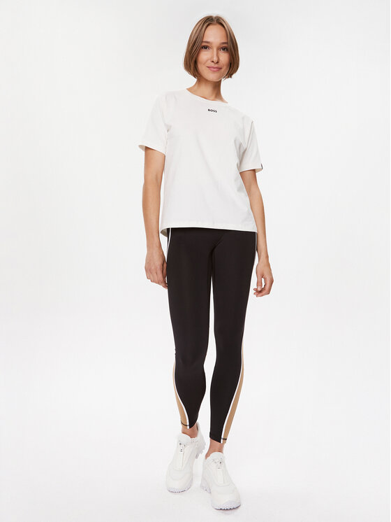 BOSS Boss Zgornji del pižame 50500326 Bela Regular Fit
