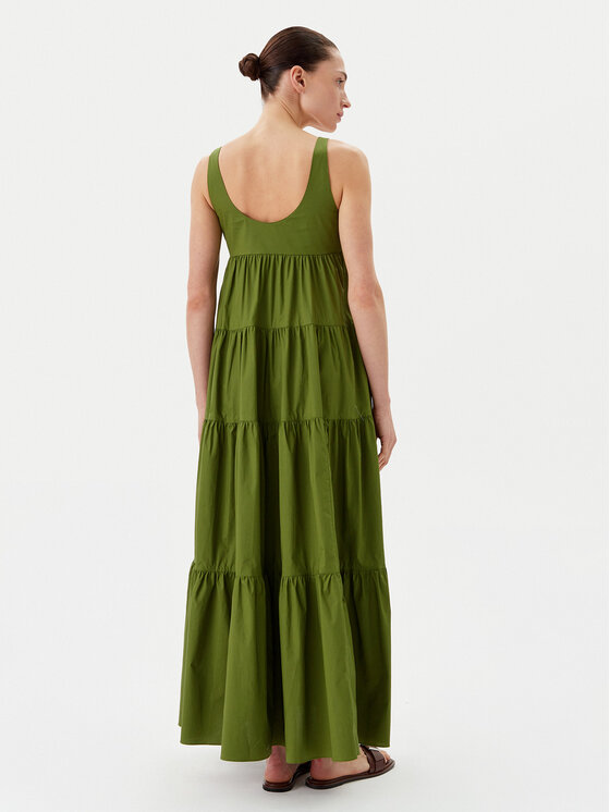 MICHAEL Michael Kors MICHAEL Michael Kors Ljetna haljina MS582WLF4C Zelena Regular Fit