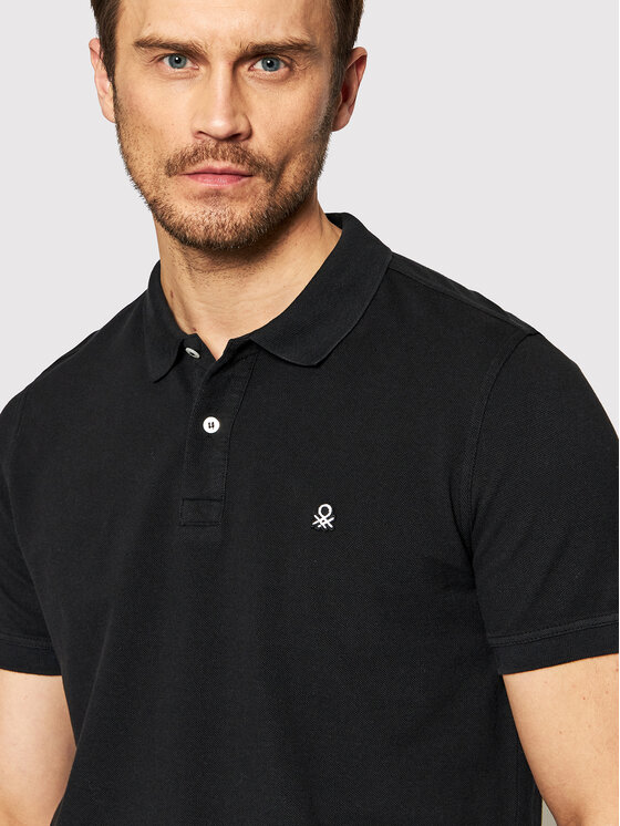 United Colors Of Benetton United Colors Of Benetton Polo 3089J3179 Nero Regular Fit